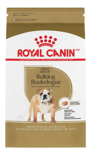Imagen 1 de 1 de Alimento Royal Canin Breed Health Nutrition Bulldog para perro adulto de raza mediana sabor mix en bolsa de 12kg