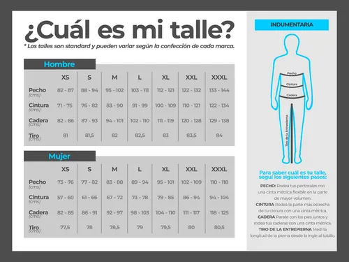 Tabla de medidas puma mujer sale