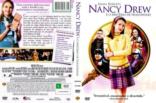 Nancy Drew Misterio De Hollywood Dvd Original Novo Lacrado