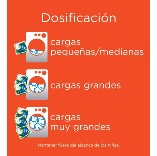 Imagen 9 de 9 de Tide Detergente Capsulas Pods Sm Caja De 4 Envases X 81 Ct