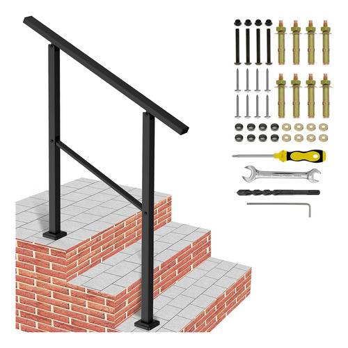 Pasamanos De 3 Escalones Para Exteriores, Pasamanos Para Esc