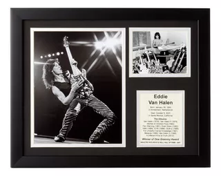 Eddie Van Halen | Collage De Fotos Enmarcadas De 12 X...