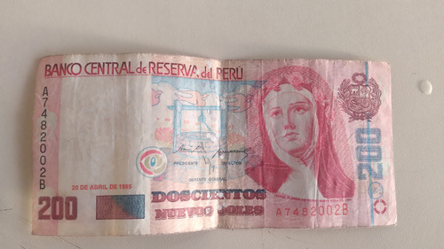 Billete De S/. 200.00 Del Año 1995