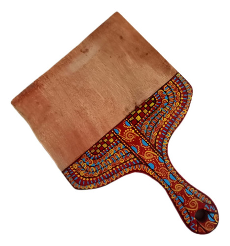 Tabla De Madera Pintada A Mano Para Picar O Servir Queso/car