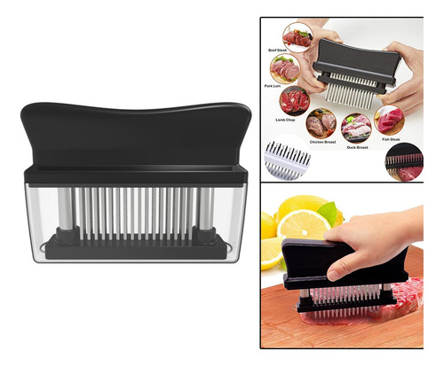 ** Tenderizador De Carne De Material Acero Inoxidable Con 48