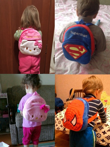 Maletas Morral Mochilas Escolar Niños Superhéroe