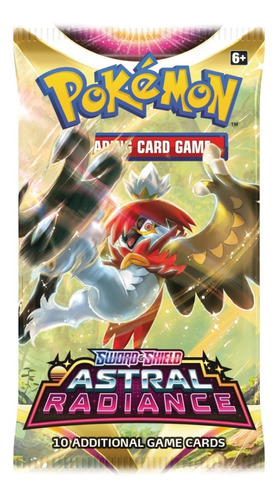 Booster De 10 Cartas Pokemon Astral Radiance La Plata