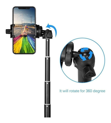Bastão Pau De Selfie E Tripe Bluetooth Para Celular E Câmera