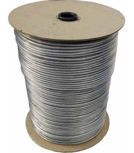 Linga Cable De Acero Forrado Pvc 3mm 100mts - Ynter 