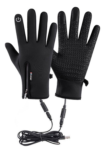 Guantes Calefactables Eléctricos Manoplas De Pesca Impermeab