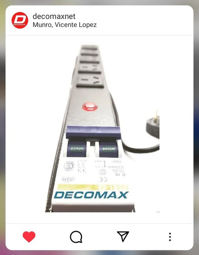 Canal De Tension Rackeable 5 Tomas C/ Termica Zapatilla Pdu