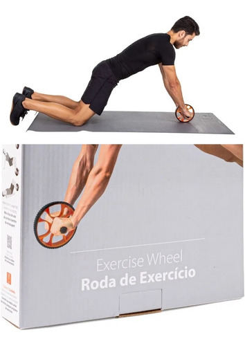 Roda De Exercício Abdominal Simples Vollo
