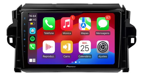 Central Multimidia Pioneer Sw4 17/22 9p Carplay Android Auto