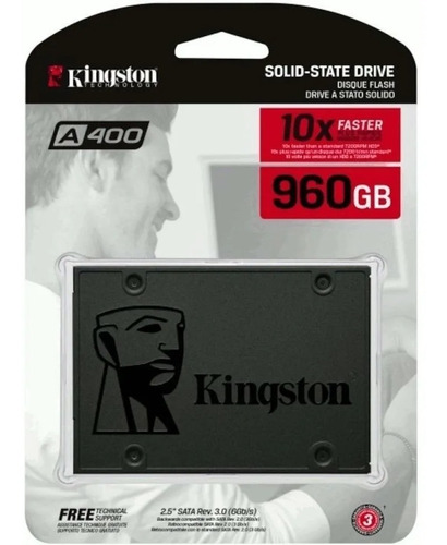 Disco Duro Ssd Kingston 960 Gb Solido + Cable Sata De Datos