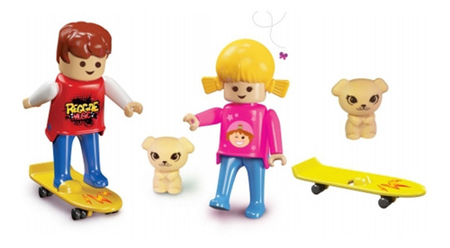 Juego Flokys En El Parque Muñecos Y Mascotas Rasti Dimare