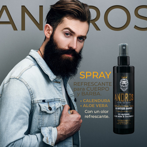 Kit Andros King For Men + Minoxidil