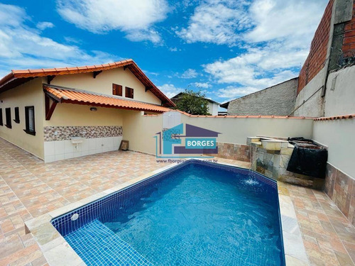 Imagem 2 de 18 de Casa Na Praia, Com Piscina Somente R$290mil Minha Casa Minha Vida Utilize Seu Fgts Whatsapp (13) 4109-2966 - Ca0877