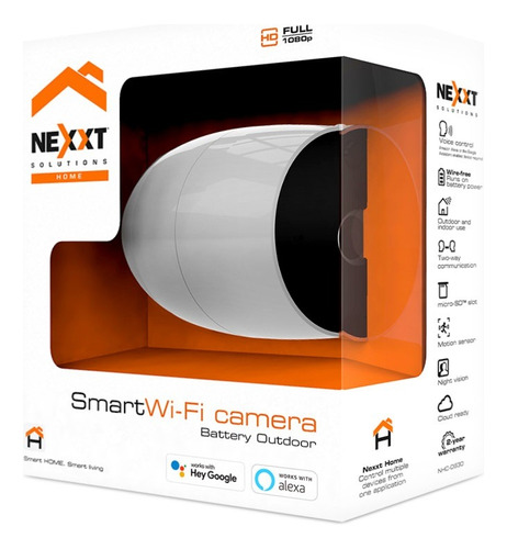 Camara Inalambrica Nexxt Para Exterior Smart Full Hd1080 Usb