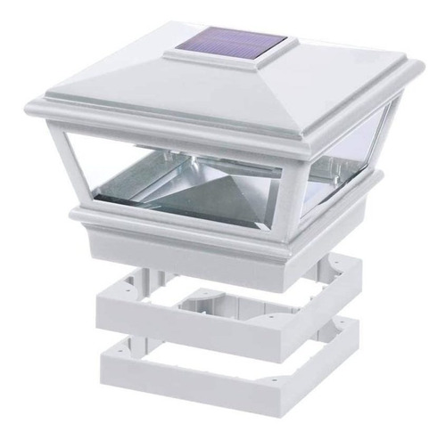 Deckorators   - Capa Solar (2.4 X 2.4 in), Color Blanco