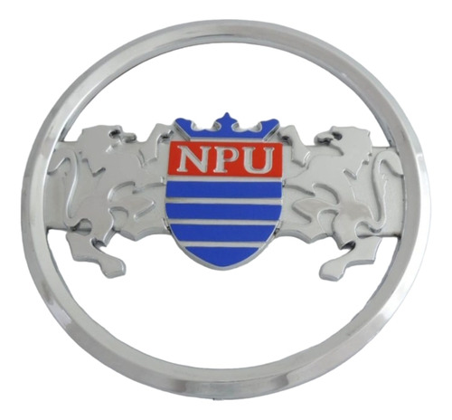 1 Emblema Logo Non Plus Ultra Cromo 17cm Bajo Pedido 