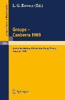 Libro Groups - Canberra 1989 : Australian National Univer...