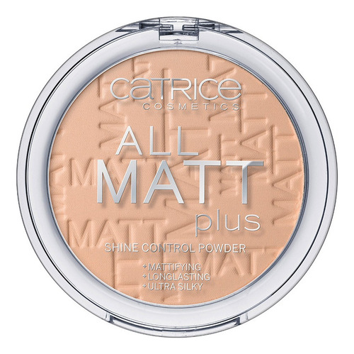 Polvo Matte Catrice All Matt Plus Control De Brillo 025 Tono 025 SAND BEIGE