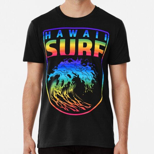 Remera Colorido Arco Iris Hawaii Surf Verano Ola Algodon Pre