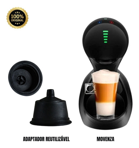 Adaptador De Capsula Três Corações Para Dolcegusto Movenza  