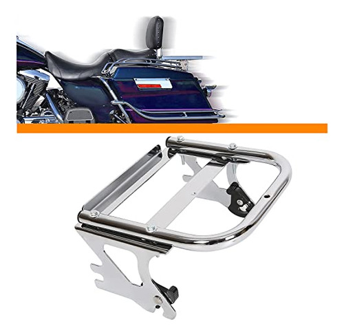 Detachable Twoup Tour Pack Mounting Luggage Rack Compat...