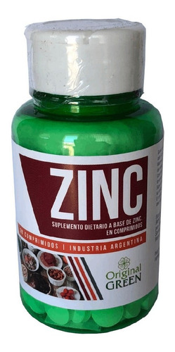 Zinc Original Green 30 Cápsulas Cicatrización De Heridas