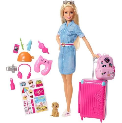 Barbie Explorar E Descobrir - Barbie Viajeira Mattel