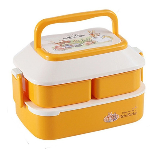 Lunchera Escolar Para Niños Bento Box Kawaii - Grande