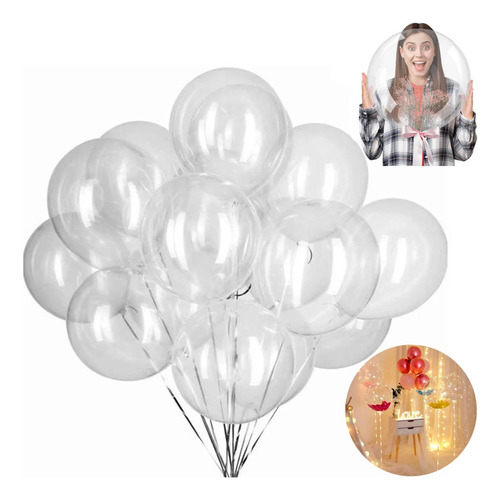 Globo Ondulado Boca Ancha Extra Grande De 18 Pulgadas 50 Pcs