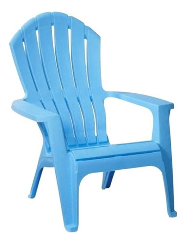 Silla Plástica Adirondack Color Azulino