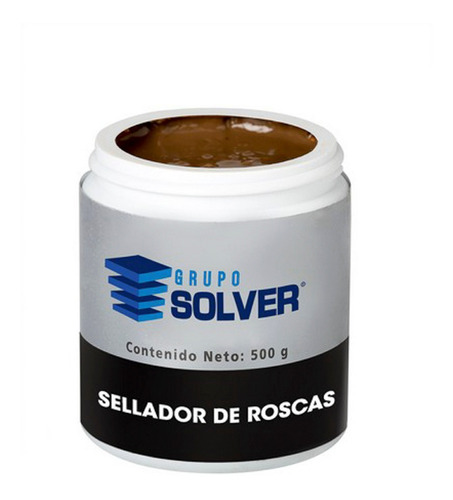 Sellador De Rosca 500 Gr Solver 607