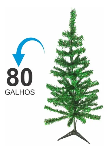 Árvore De Natal Pinheiro Tradicional 80 Galhos 90cm Oferta Árvore De Natal Pinheiro Tradicional 80 Galhos 90cm Oferta