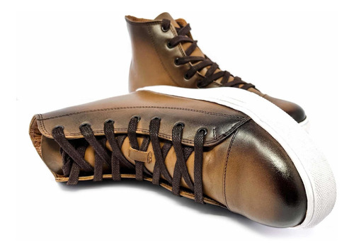 Sneaker Fino De Hombre Piel Genuino Premium