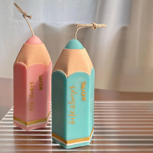 Lápiz De Silicona Vela De Vela De Vela Molde De Cera
