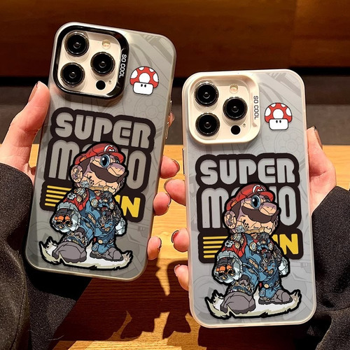 Funda De Mario Mecánico De Dibujos Animados Para Xiaomi/redmi