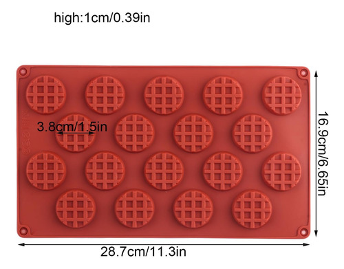 Molde Redondo De Silicona Para Caramelos Y Galletas De Choco