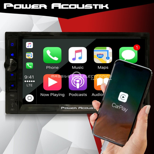 Autoestéreo Pantalla Power Acoustik Cpaa-70d Carplay Android