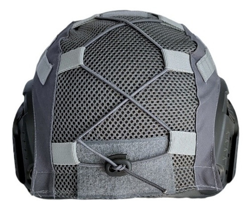 Forro Tactico Para Casco Kevlar O Airsoft Gris