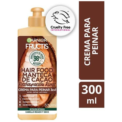 Crema De Peinar Hairfood Cacao - mL a $87