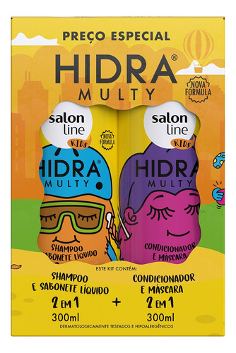 Shampoo E Condicionador Salon Line Kids Hidra