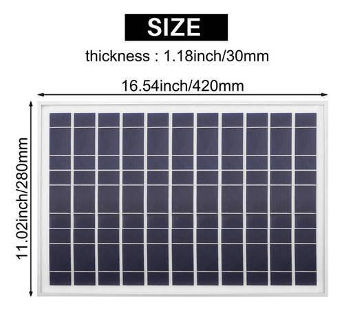 30w 12v Panel Solar Cargador De Batería+40a Controlador Par