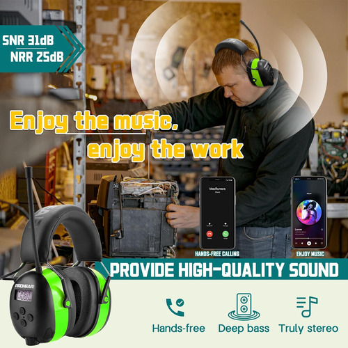 Auriculares De Radio Bluetooth Prohear 033 Am Fm - Upgrad...