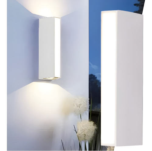 Aplique Led Cálida Moderno Ip65 Impermeable Exterior