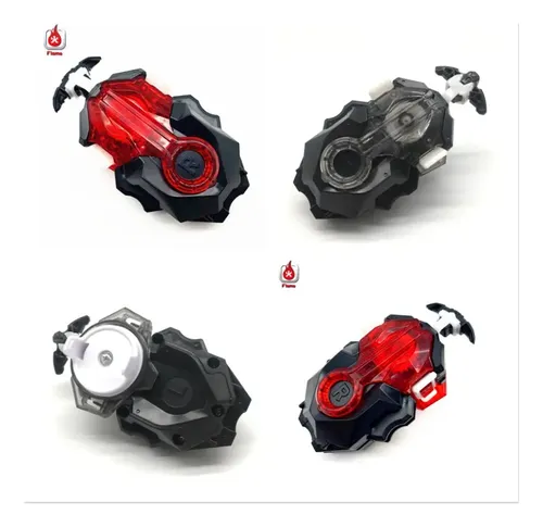 Maleta 8 Beyblades 2 Lançadores E Pegada Grip Acolchoada Colorido