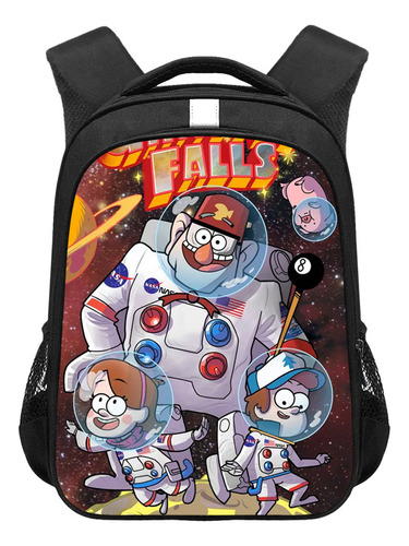 Nueva Mochila Escolar Gravity Falls Student De Poliéster De