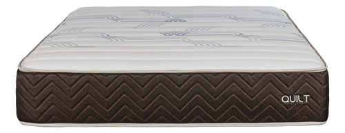 Colchón Springwall Quilt 2 Plazas 140x190 Marrón Oscuro